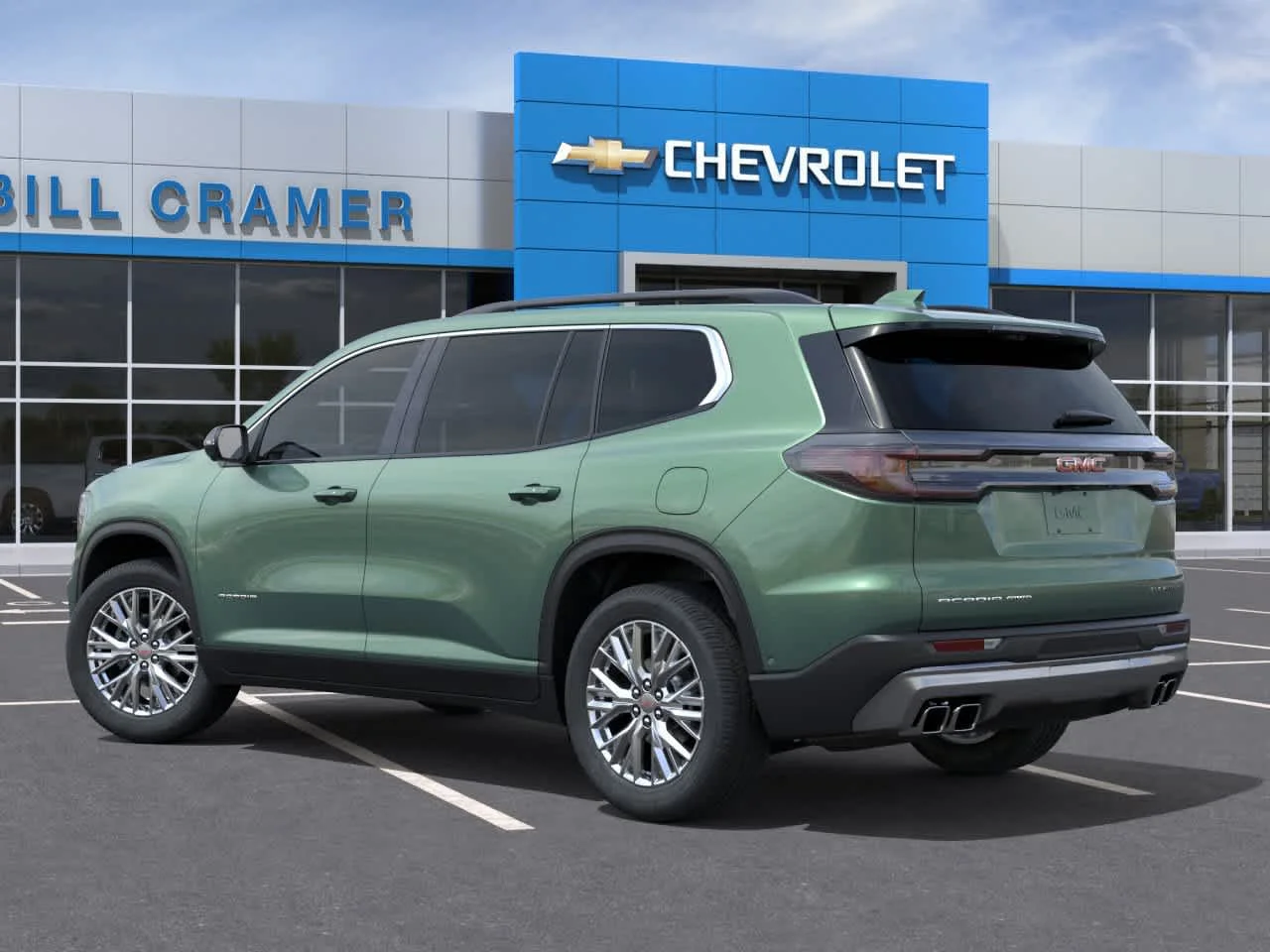 New 2027 Trailstone Green Metallic GMC Elevation image 3