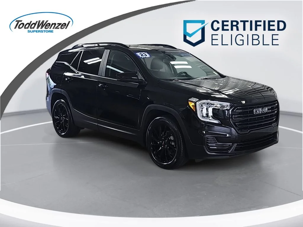 Certified Used 2023 Black GMC SLE image 1