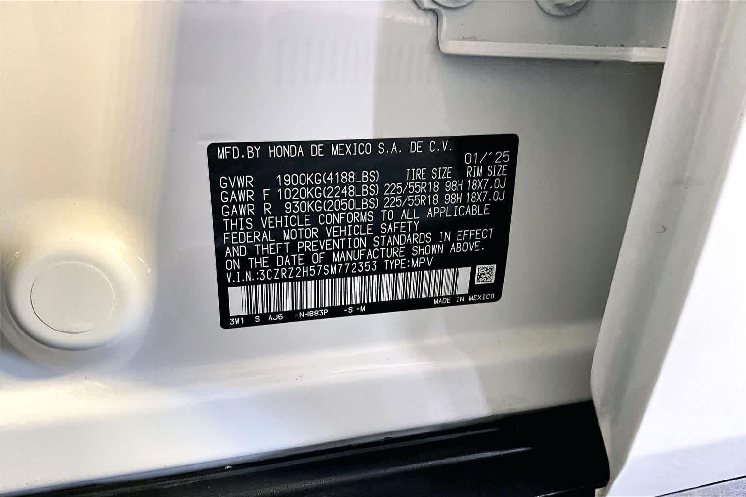 Used 2025 Platinum White Pearl Honda Sport image 34