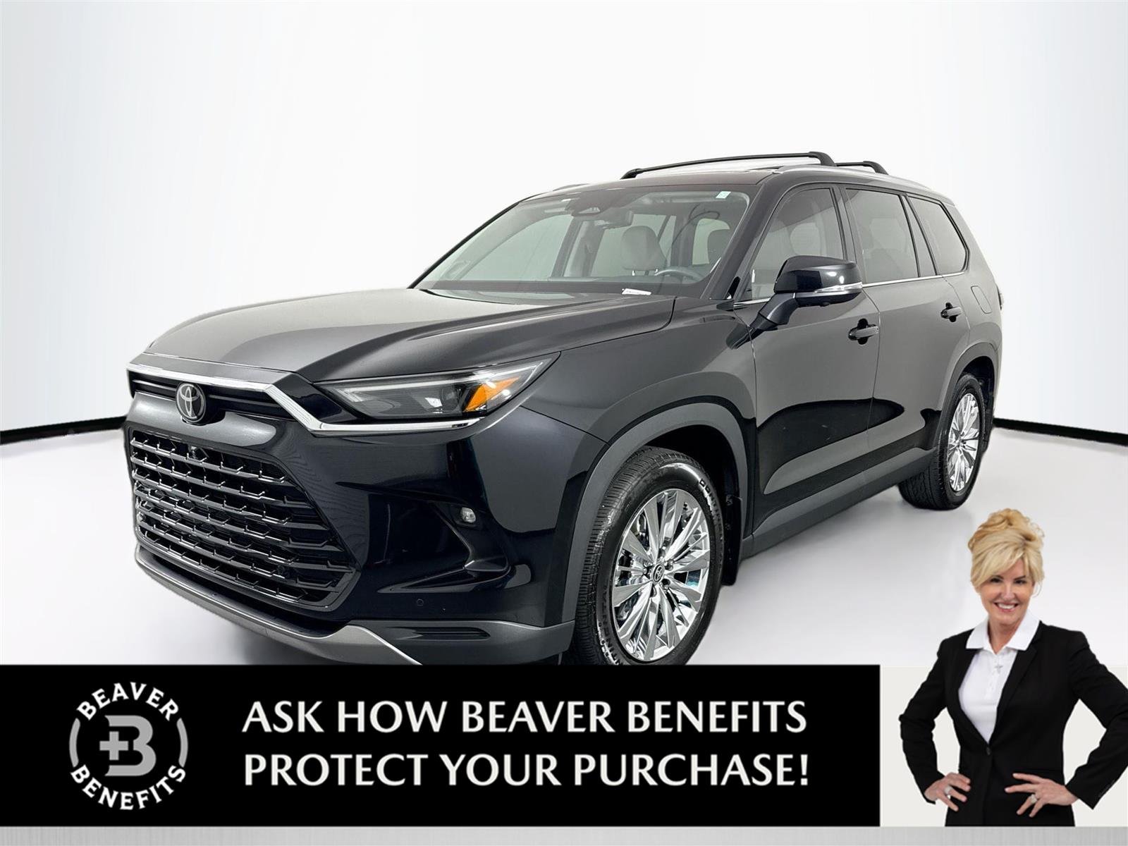 Certified Used 2024 Midnight Black Metallic Toyota Platinum image 1
