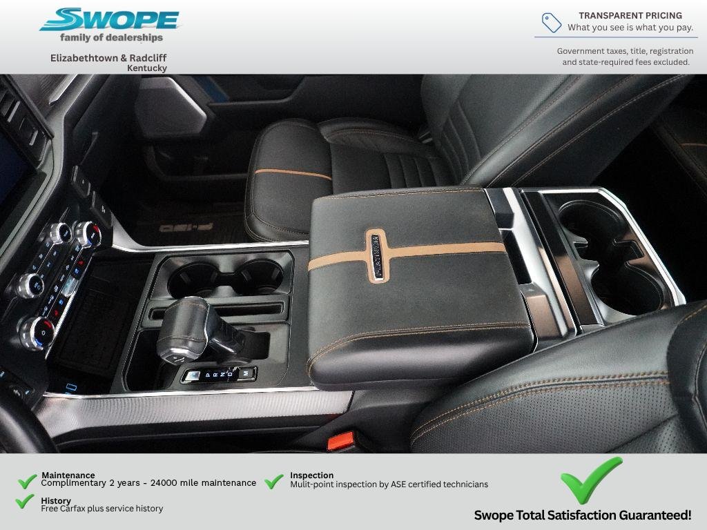Used 2023 Antimatter Blue Metallic Ford Platinum image 27