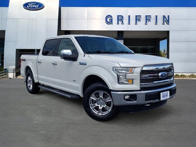 Used 2015 White Ford Lariat image 1
