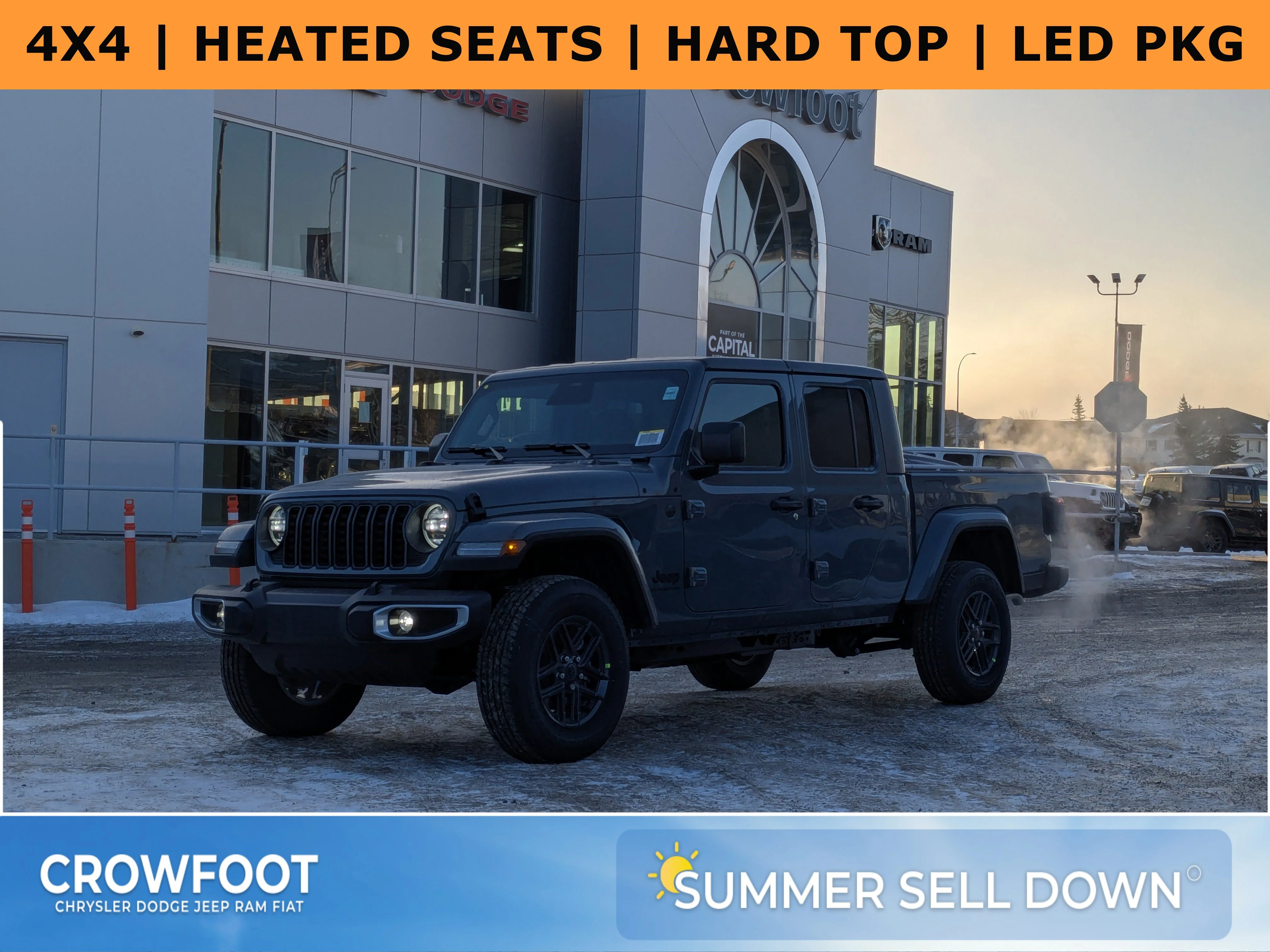 New 2026 Dark blue Jeep Sport S - Safety Group - LED Lighting Group - Heated Seats & Steering & tons more! image 1