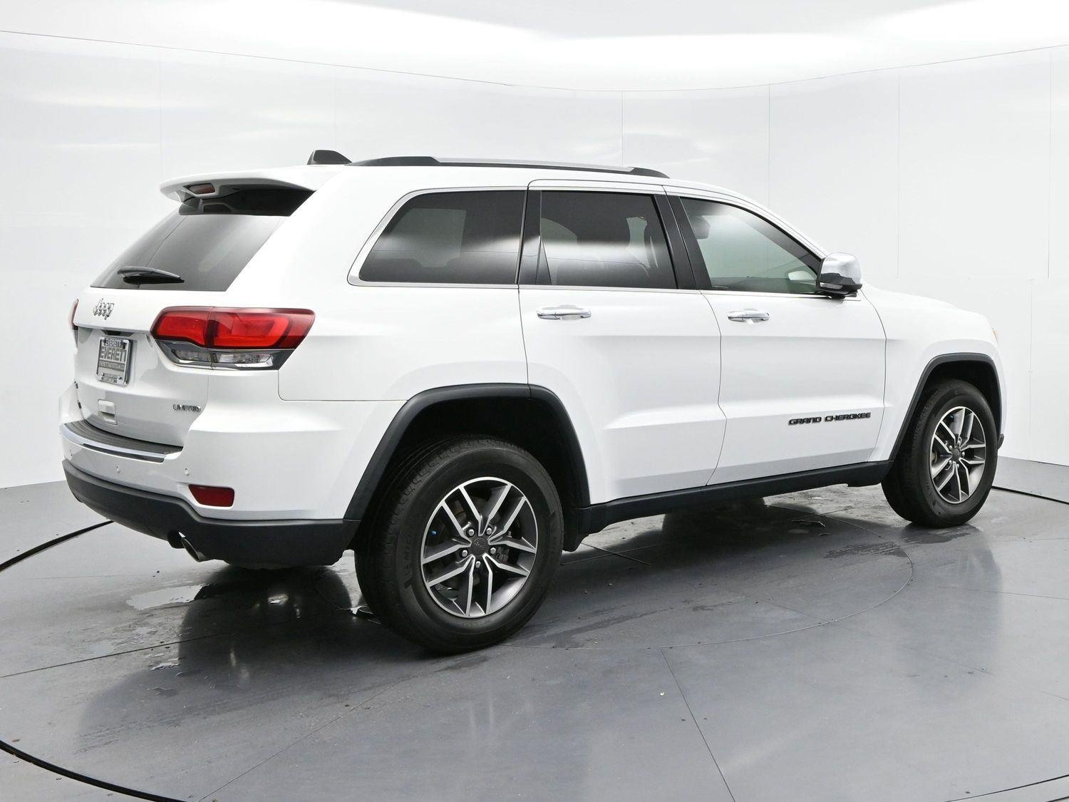 Used 2021 Bright White Clearcoat Jeep Limited image 7