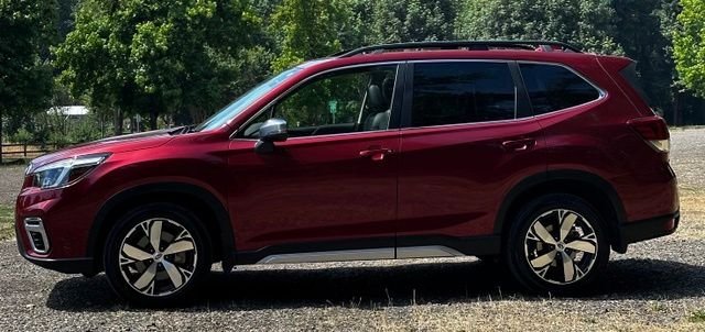 Used 2021 Crimson Red Pearl Subaru Touring image 6