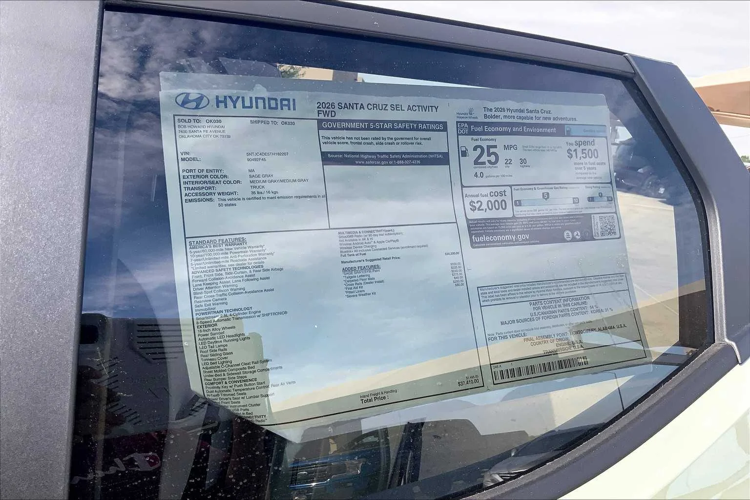New 2026 Sage Gray Hyundai SEL Activity image 18