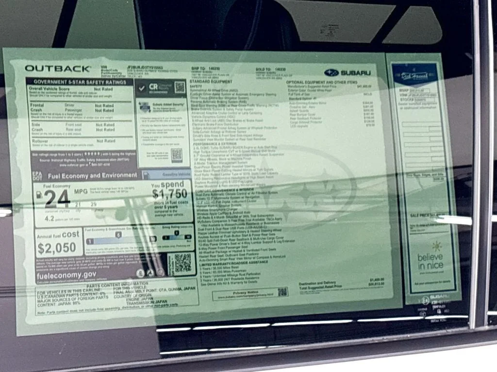 New 2026 CRYSTAL WHITE PEARL Subaru Touring XT image 25