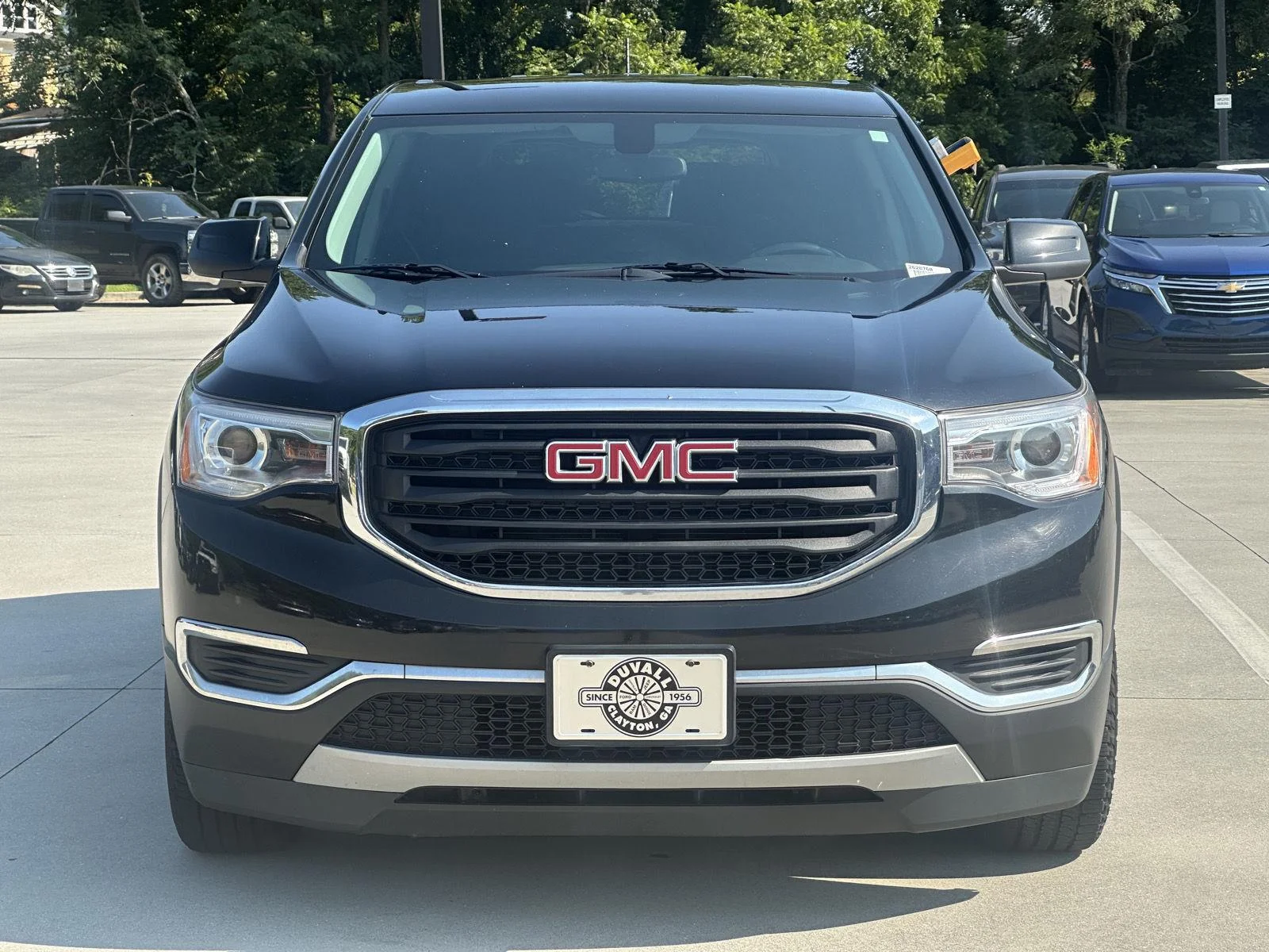 Used 2019 GMC Acadia SLE-1 with VIN 1GKKNRLA6KZ262076 for sale in Clayton, GA