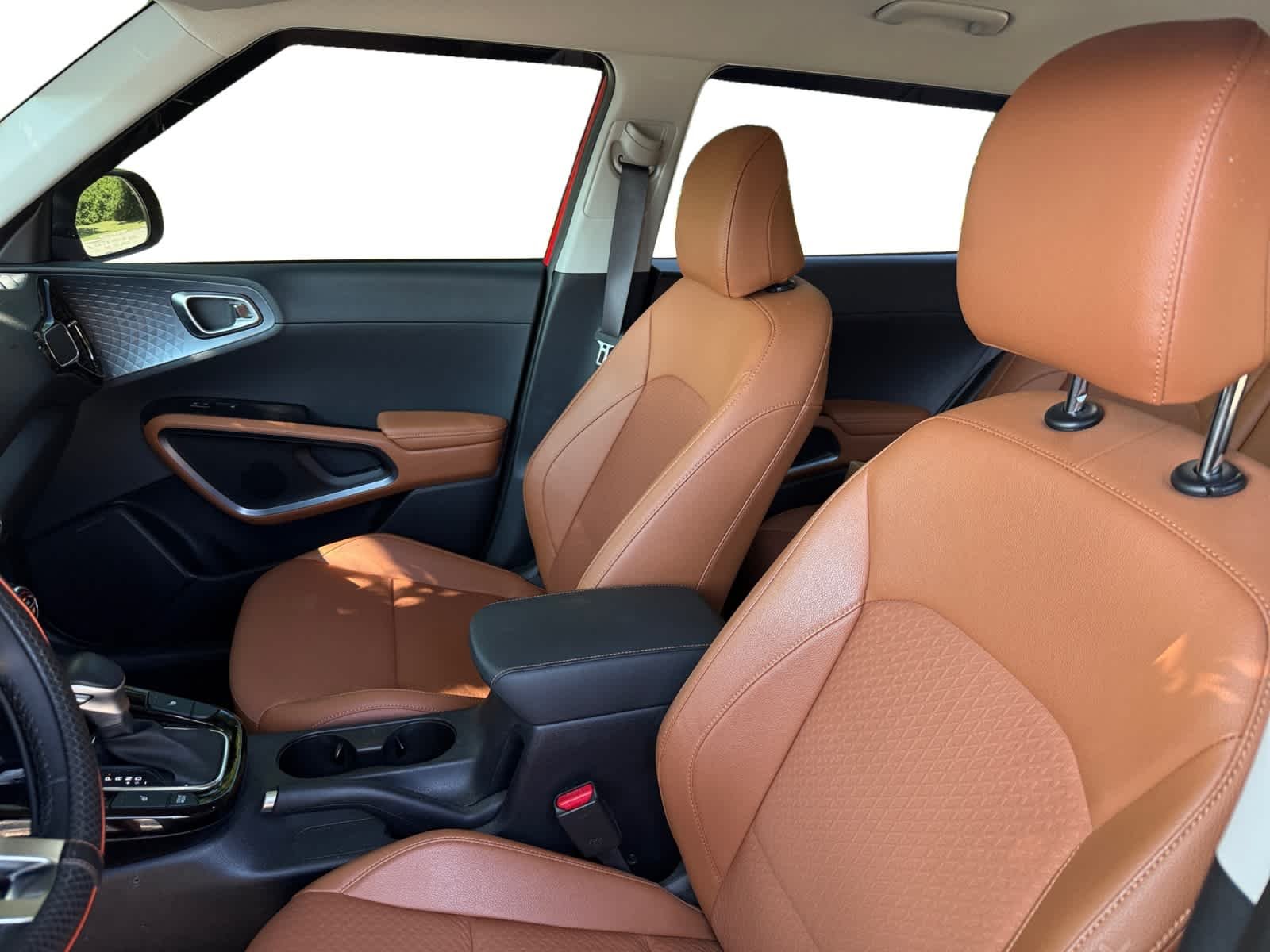 Certified Used 2025 Inferno Red/Black Roof Kia EX image 11