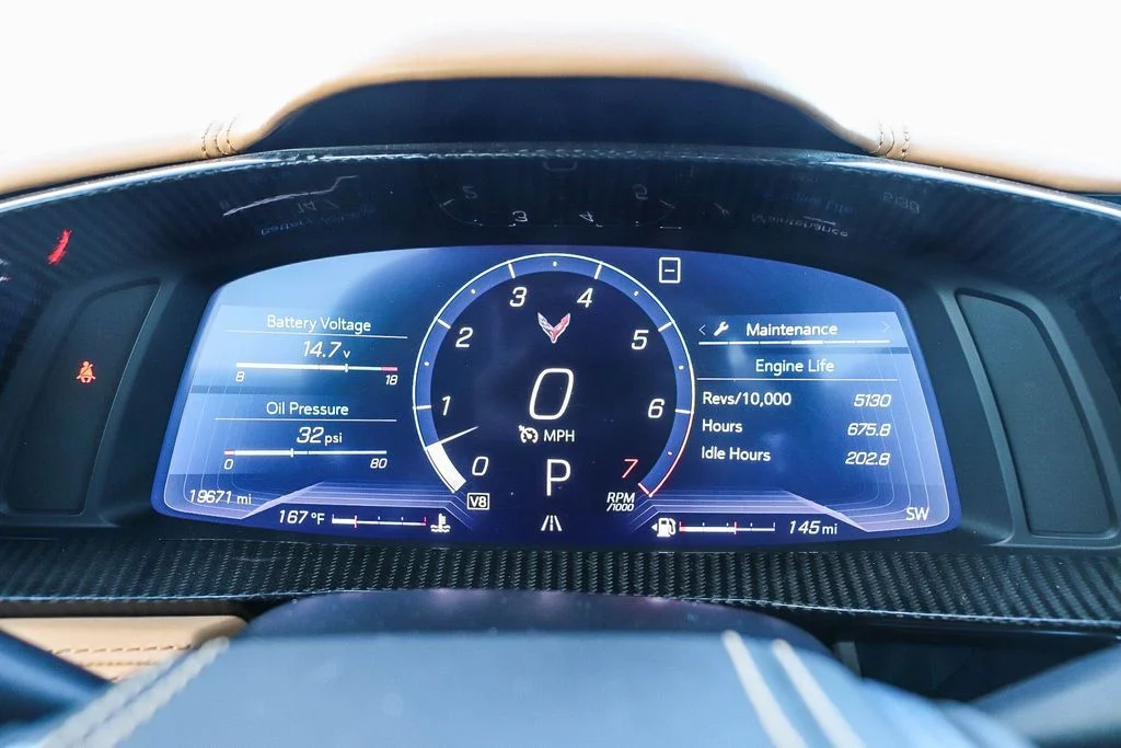 Used 2020 Orange Chevrolet Stingray image 24