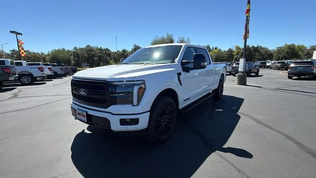 New 2026 Star White Metallic Tri-Coat Ford Lariat® image 1