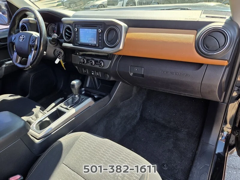 Used 2018 Midnight Black Metallic TOYOTA SR5 DOUBLE CAB 6