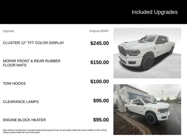 Used 2024 White Ram Laramie Crew Cab 4x4 6