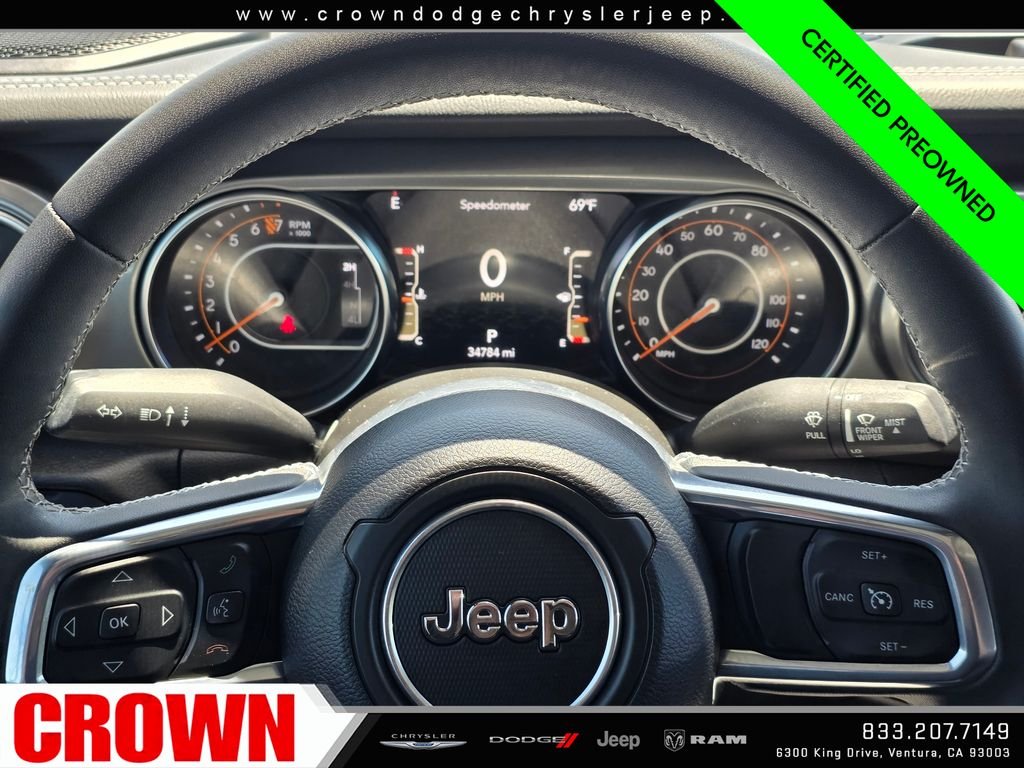 Certified Used 2023 Gray Jeep Overland image 25