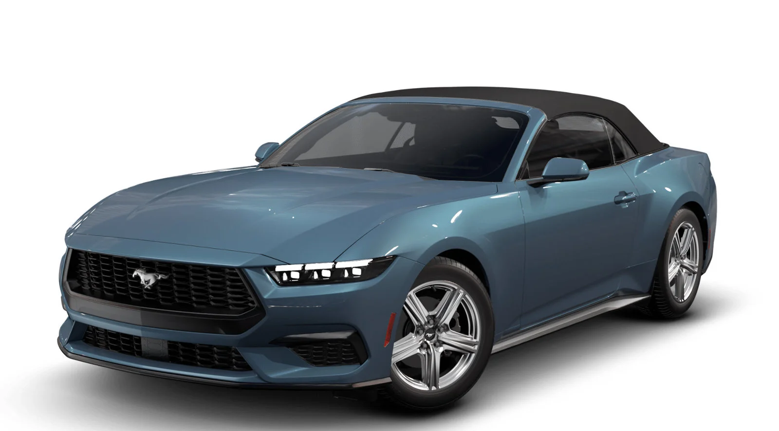 New 2026 Vapor Blue Metallic Ford EcoBoost® Convertible image 1