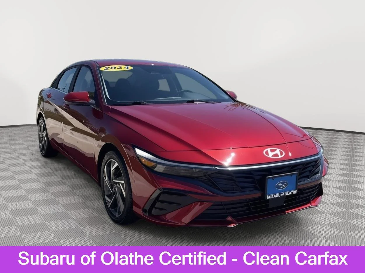 Used 2024 Ultimate Red Hyundai SEL image 1