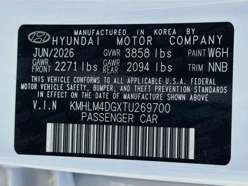 New 2026 Serenity White Hyundai SEL Sport Plus image 31