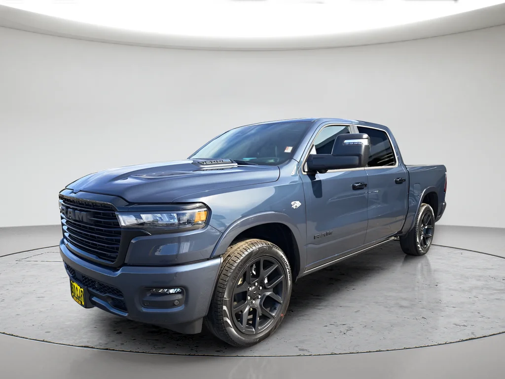 New 2026 Forged Blue Metallic Exterior Paint RAM Laramie image 7