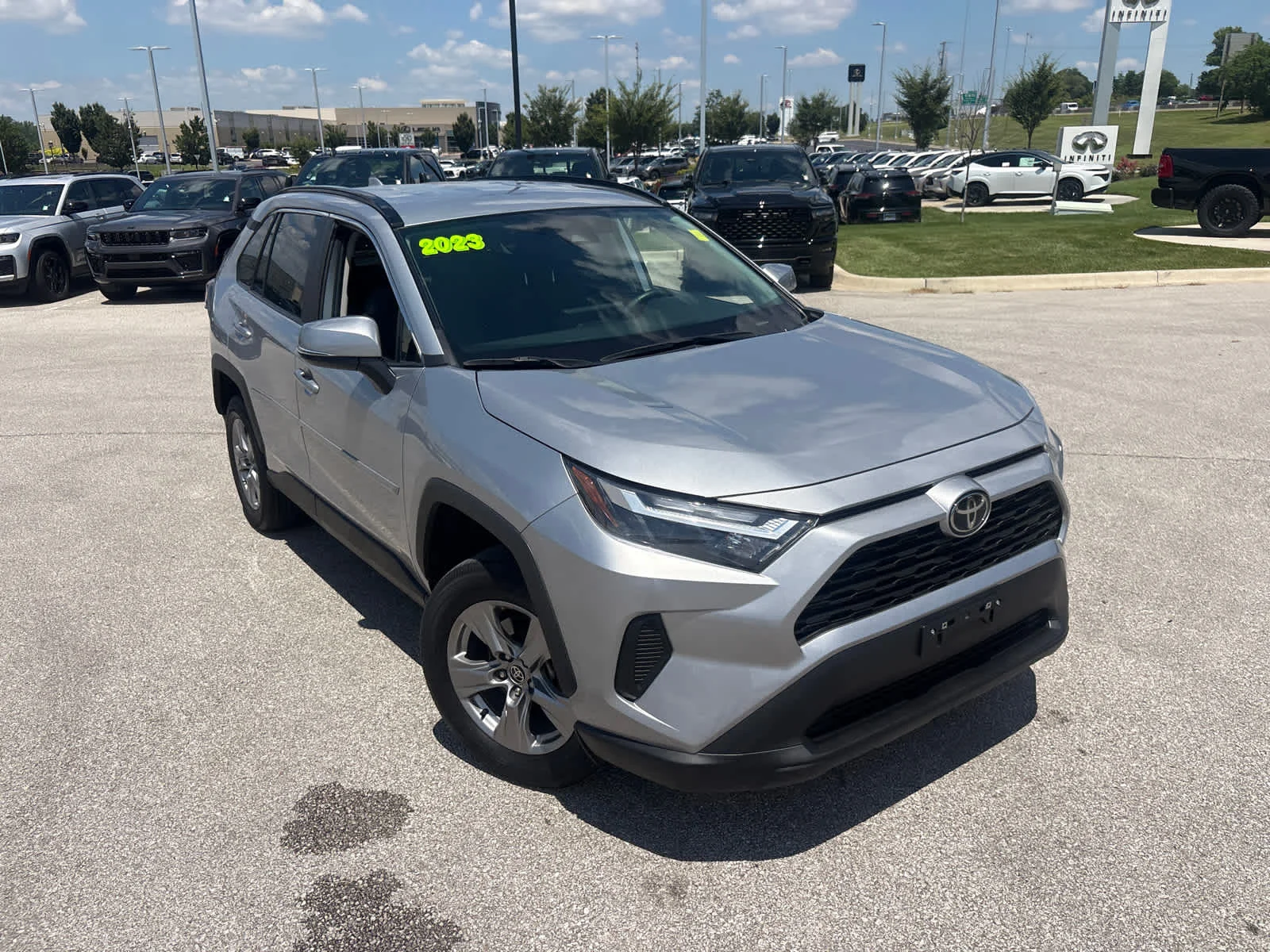 Used 2023 Silver Sky Metallic Toyota XLE image 3