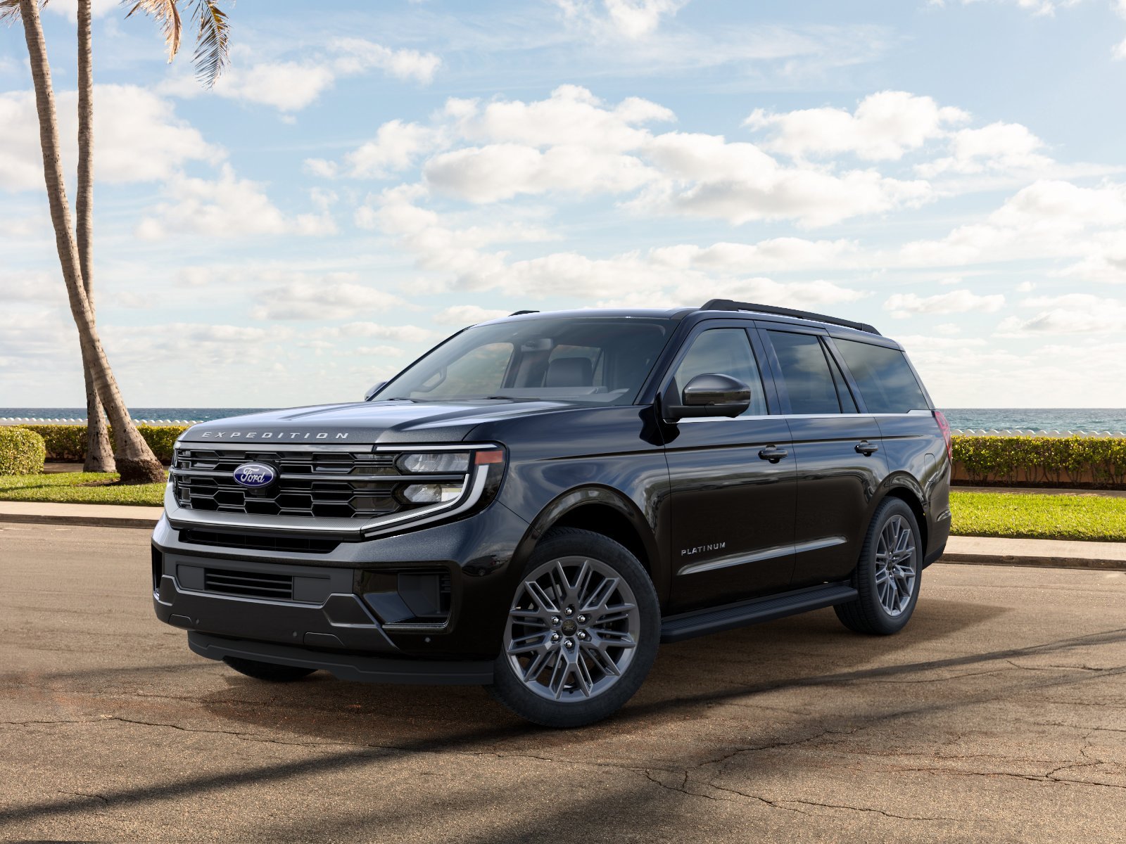 New 2027 Agate Black Metallic Ford Platinum image 2