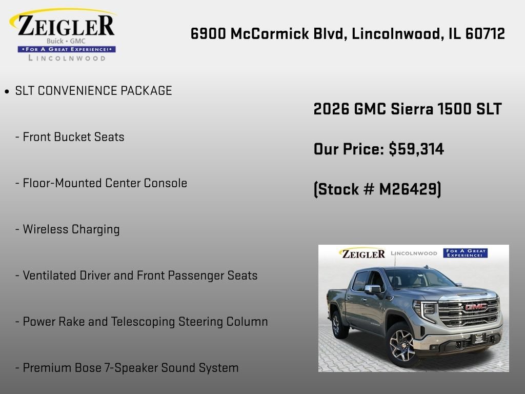 New 2026 Sterling Metallic GMC SLT image 6