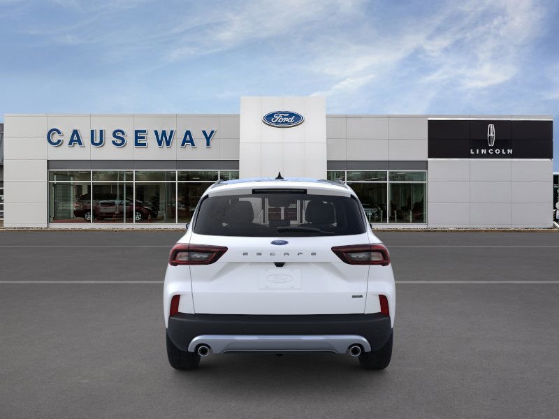 New 2025 Star White Metallic Tri-coat Ford Plug-in Hybrid image 5