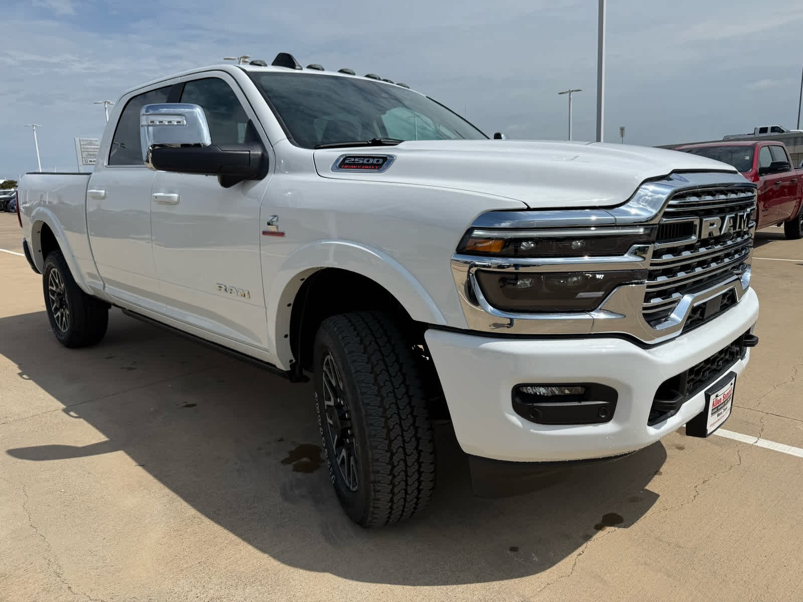 New 2026 Bright White Clear-Coat Exterior Paint RAM Longhorn image 4