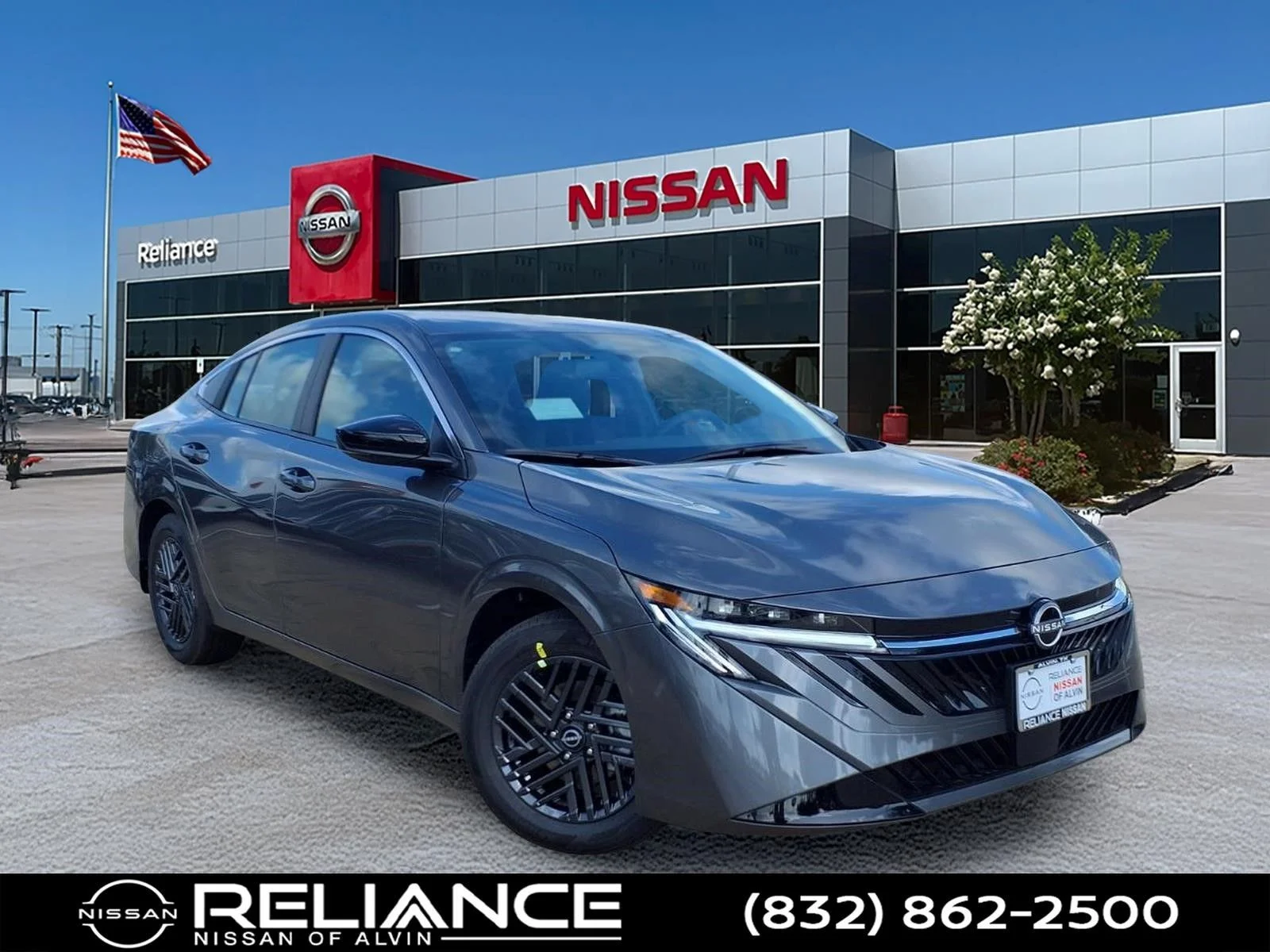 New 2026 Gun Metallic Nissan SV image 1