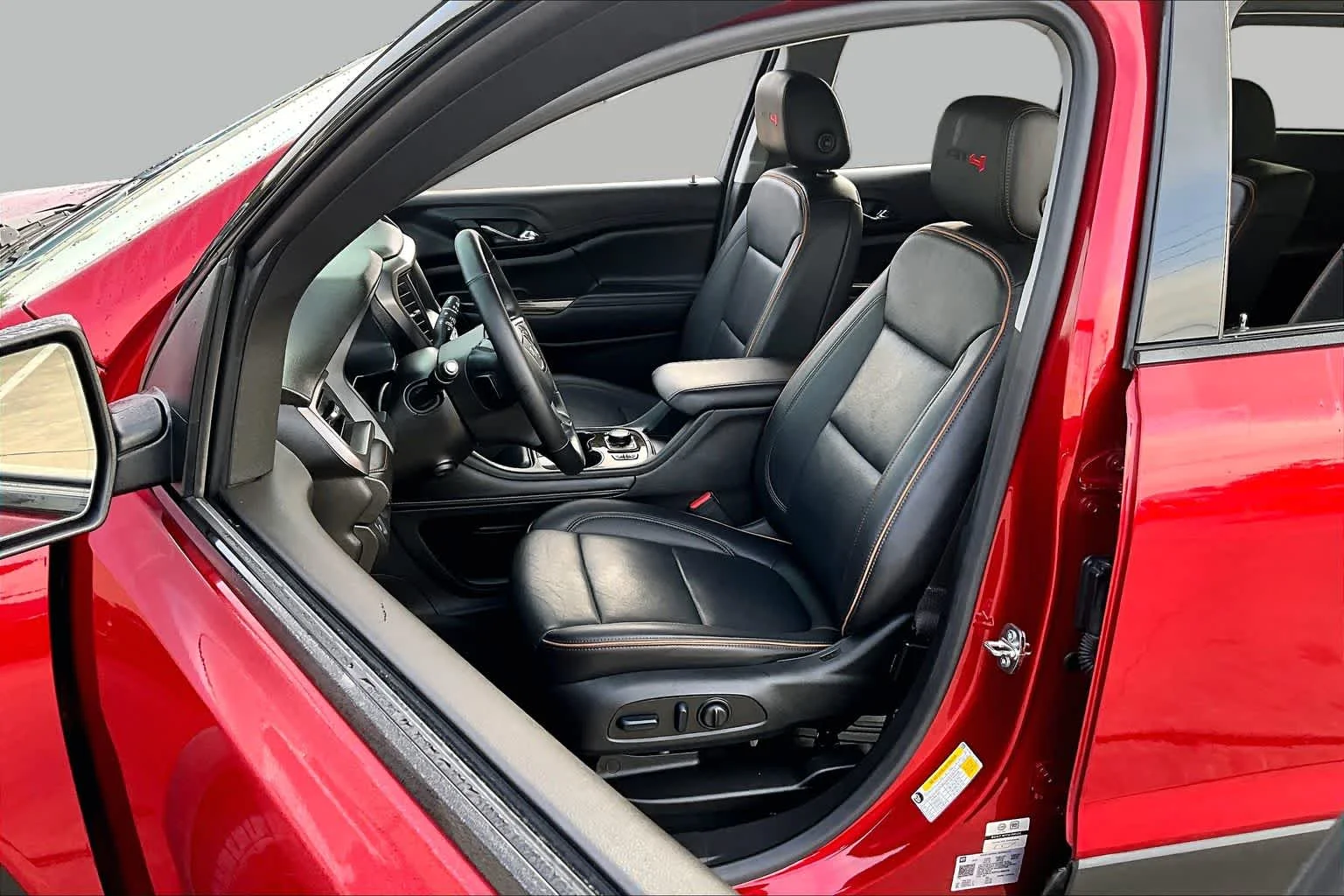 Used 2023 VOLCANIC RED TINCOAT GMC AT4 image 14