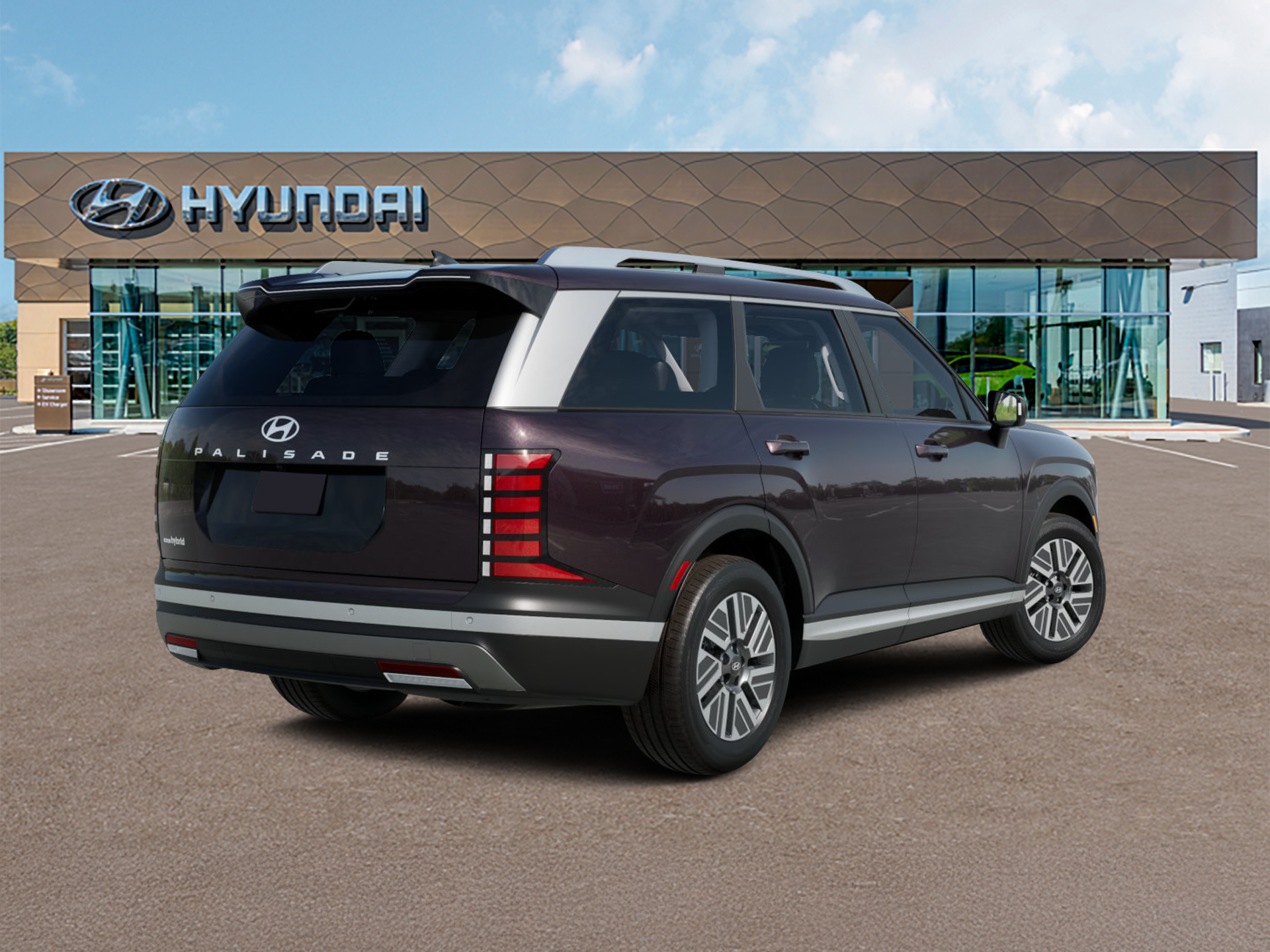 New 2026 Galaxy Maroon Pearl Hyundai Blue SEL 8P image 4