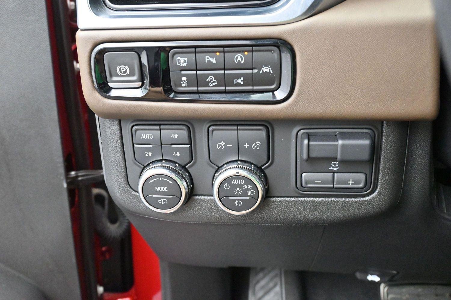 Used 2025 Volcanic Red Tintcoat GMC Denali Ultimate image 24