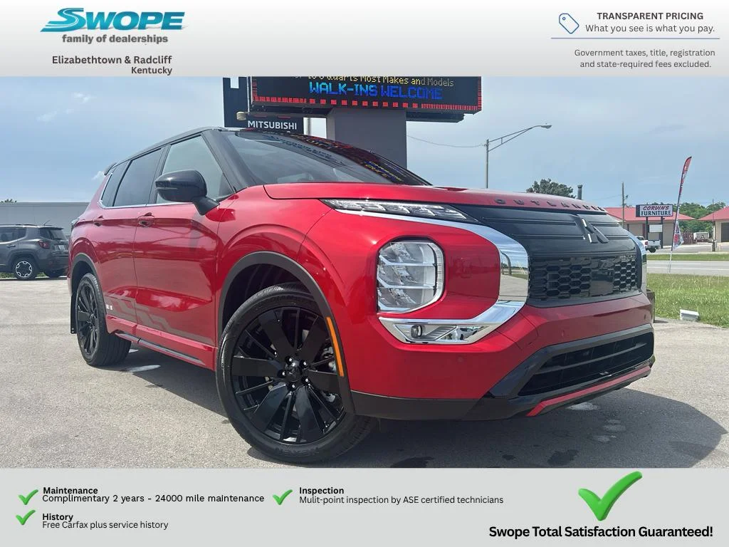 New 2026 Red Diamond/Black Roof Mitsubishi Ralliart image 1