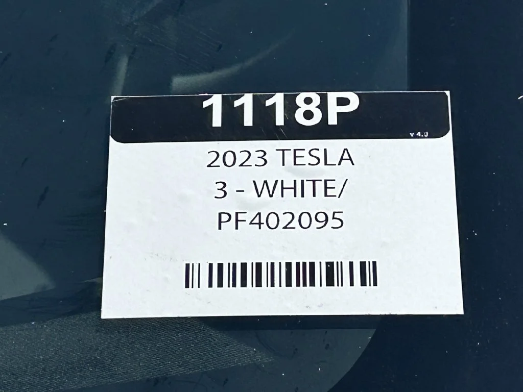 Used 2023 Pearl White Multi-Coat Tesla Base image 2
