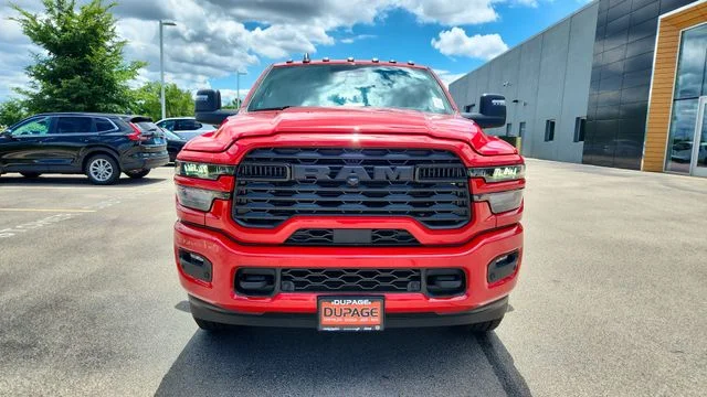 New 2026 Flame Red Clear-Coat Exterior Paint RAM Big Horn image 3