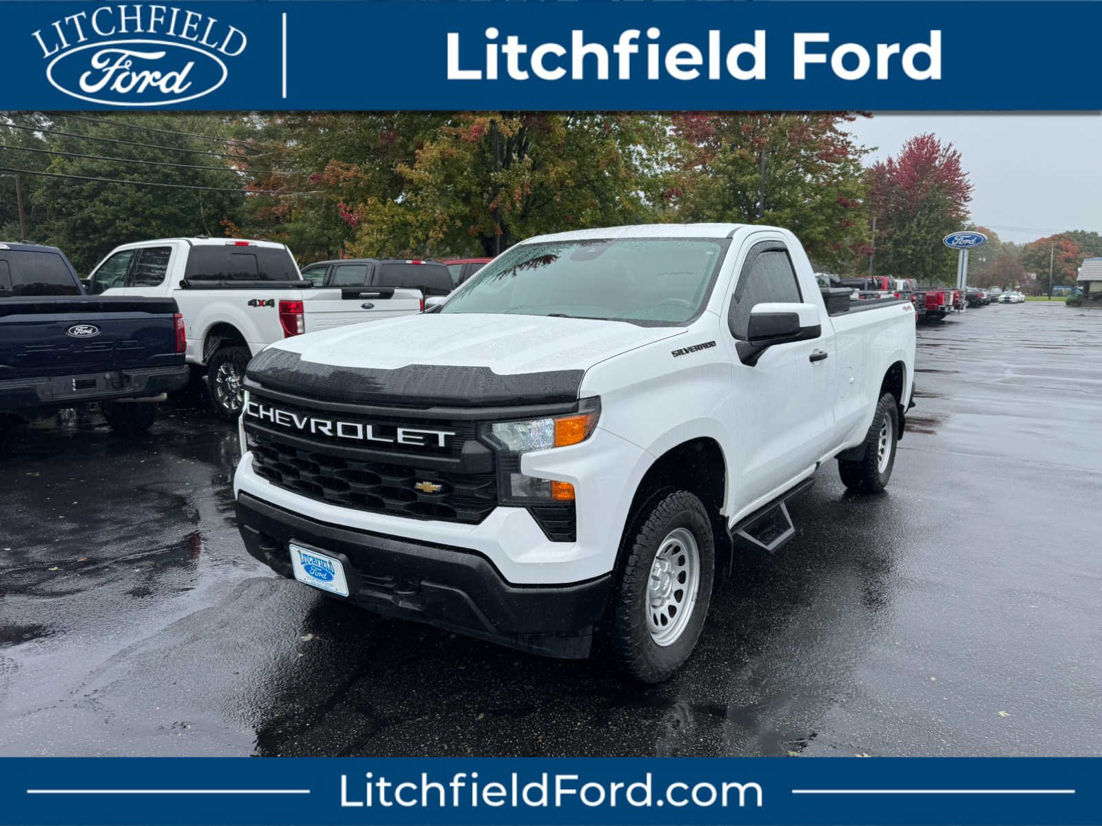 Used 2022 Summit White Chevrolet Work Truck image 1