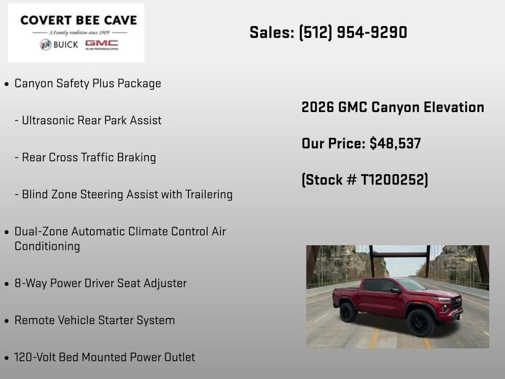 New 2026 Volcanic Red Tintcoat GMC Elevation image 24