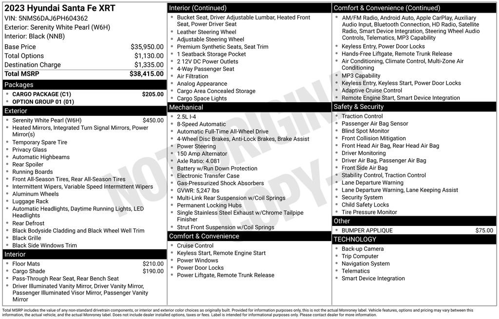 2023 Hyundai Santa Fe XRT - Photo 34
