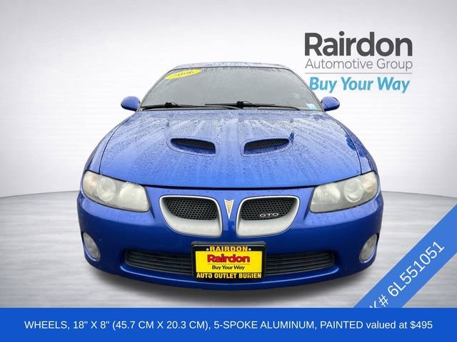 Used 2006 Pontiac GTO Base with VIN 6G2VX12U06L551051 for sale in Burien, WA