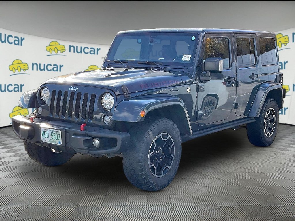 Used 2017 Rhino Clearcoat Jeep Unlimited Rubicon Hard Rock image 2