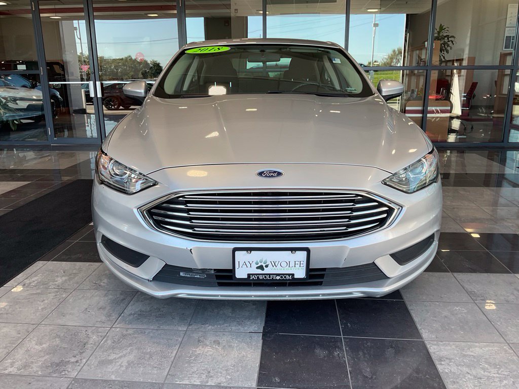 Used 2018 Ford Fusion Hybrid SE with VIN 3FA6P0LU4JR138524 for sale in Kansas City