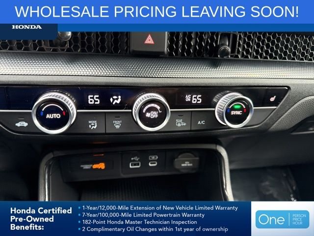 Certified Used 2024 Platinum White Pearl Honda 1.5T AWD EX image 28