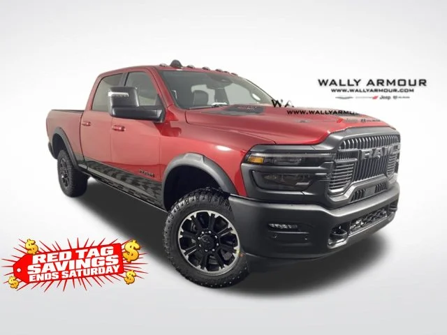 New 2026 Molten Red Pearl-Coat Exterior Paint RAM Rebel image 1