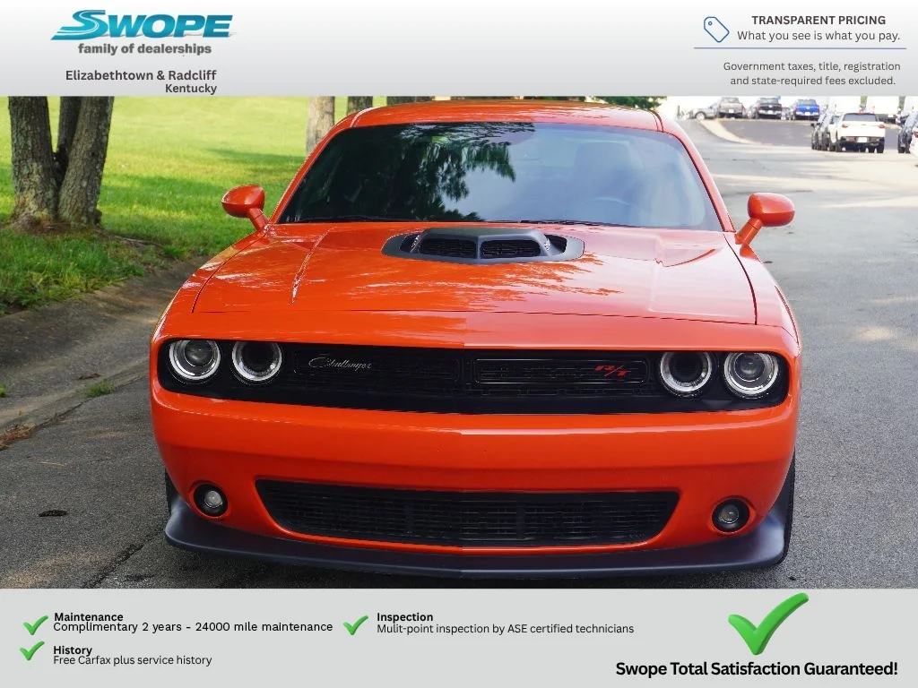 Used 2017 Go Mango Dodge 392 Hemi Scat Pack Shaker image 8