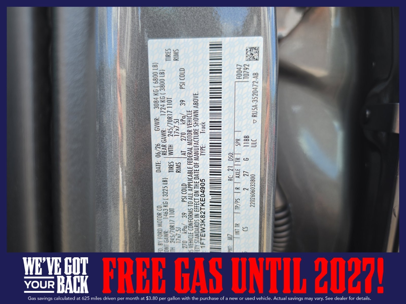 New 2026 Carbonized Gray Metallic Ford XLT image 30