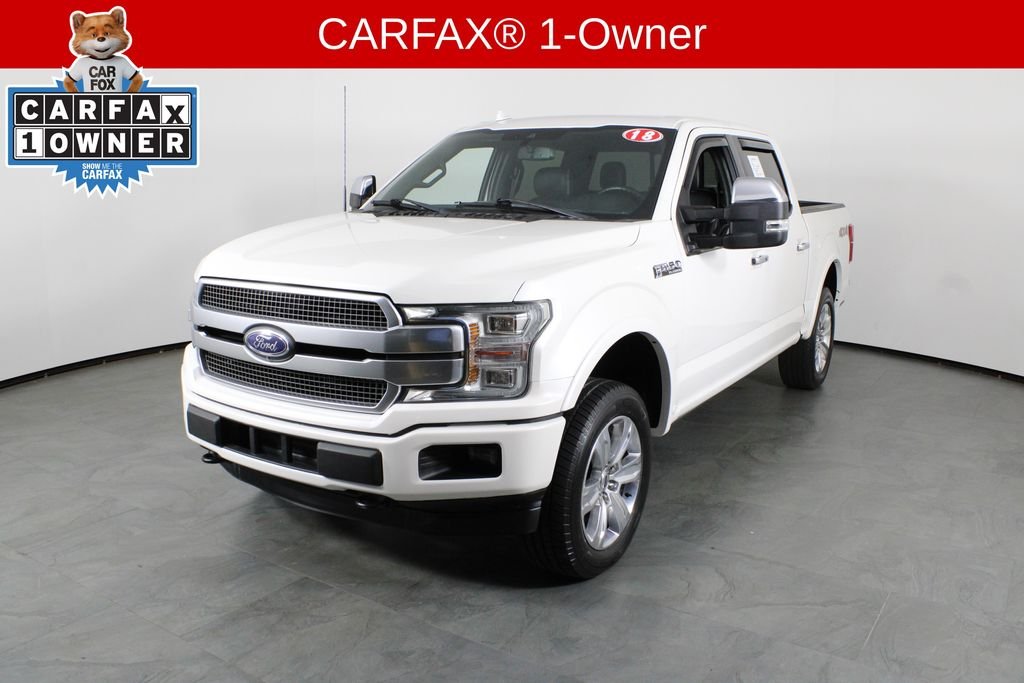 Used 2018 White Ford Platinum image 1