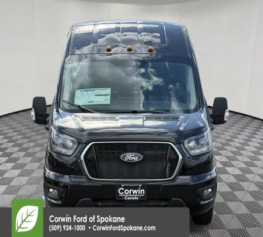 New 2026 Agate Black Metallic Ford Passenger Van XLT image 6