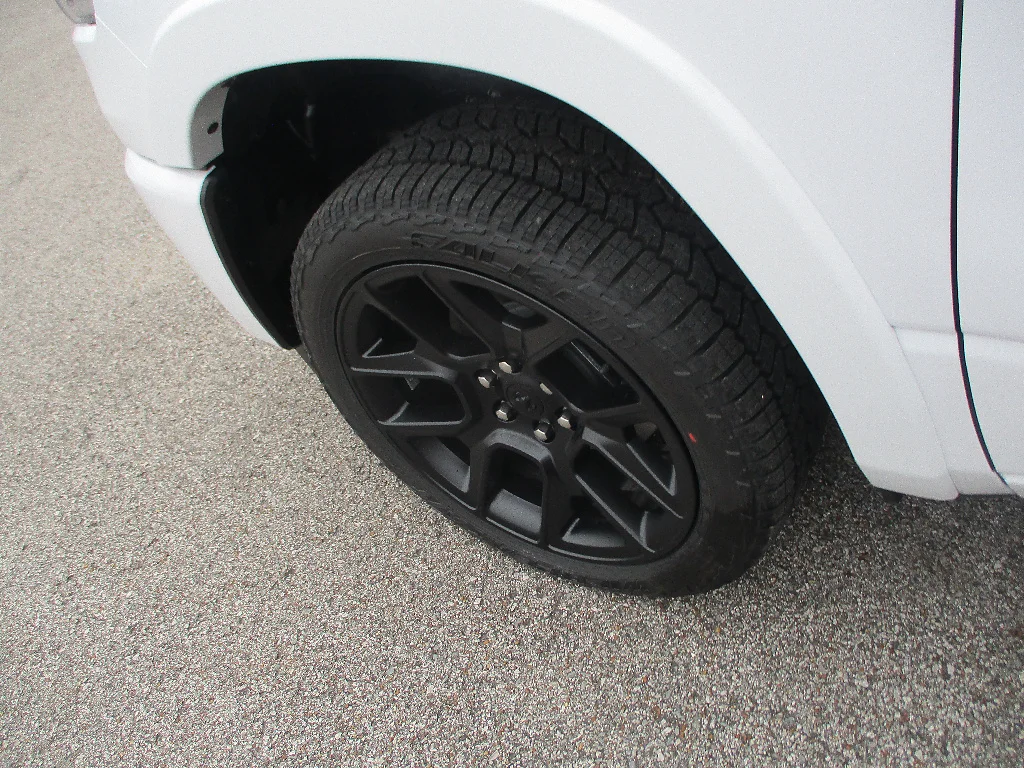 New 2026 Bright White Clear-Coat Exterior Paint RAM Laramie Crew Cab 4x4 5
