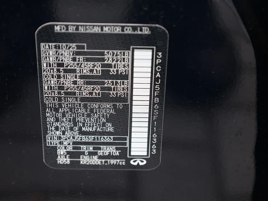 Certified Used 2025 Blue INFINITI SPORT image 45