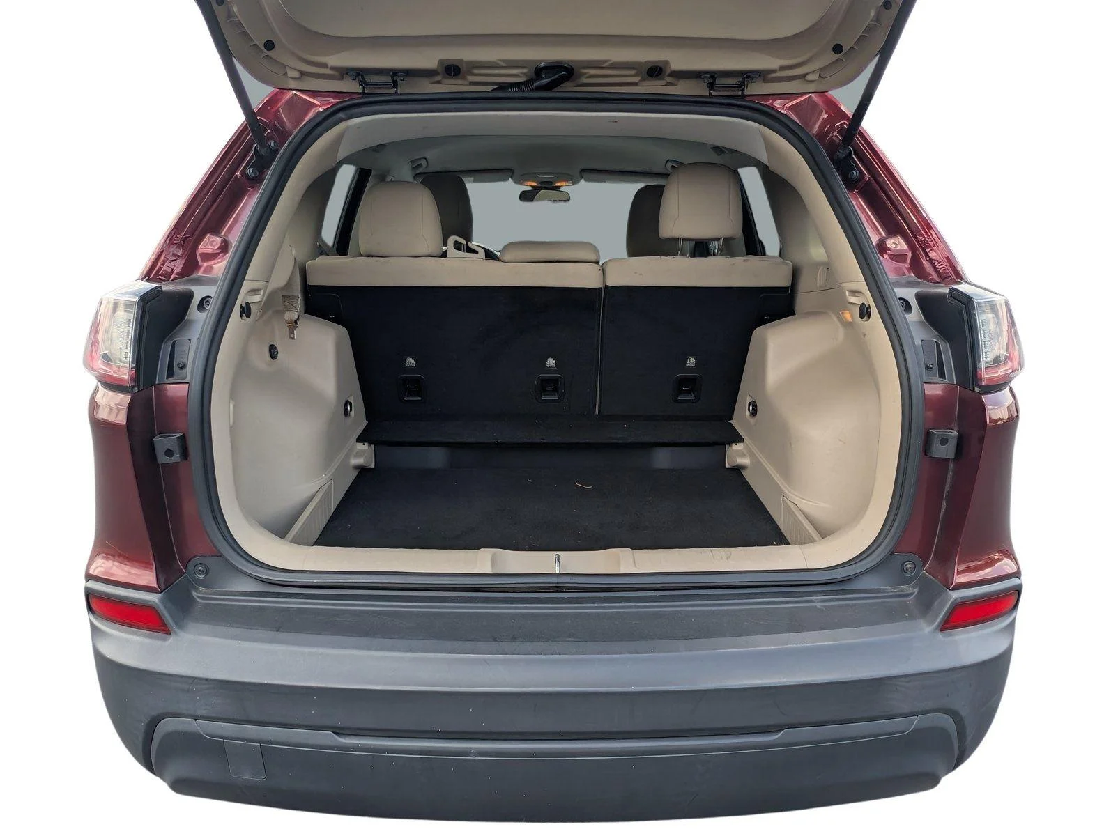 Used 2019 Velvet Red Pearlcoat Jeep Latitude image 32