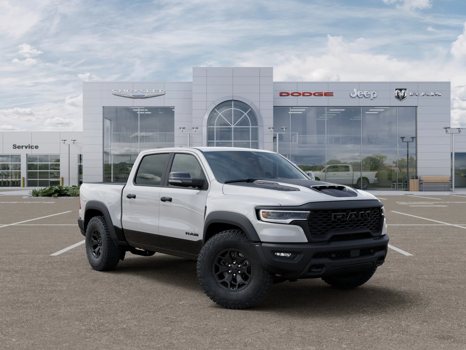 New 2026 Bright White Clear-Coat Exterior Paint RAM RHO image 32